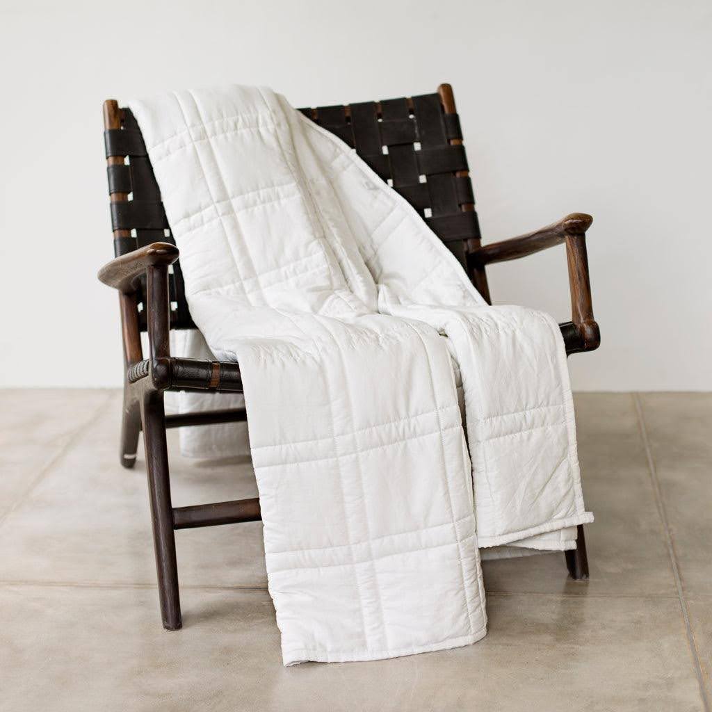 The Baloo weighted linen blanket insert