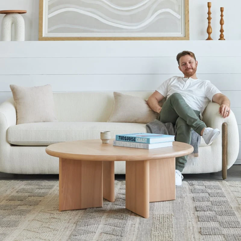 Zero Waste Coffee Table in Blonde—a sustainable choice for your home