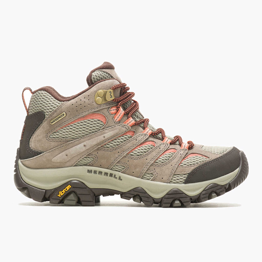 Conquer Trails in Style: Bungee Cord Medium Width Women's Moab Mid Waterproof Hiking Boots