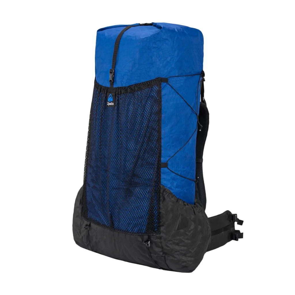 Zpacks Arc Haul Ultra 40L Backpack in Dusk Blue, proudly made in the USA