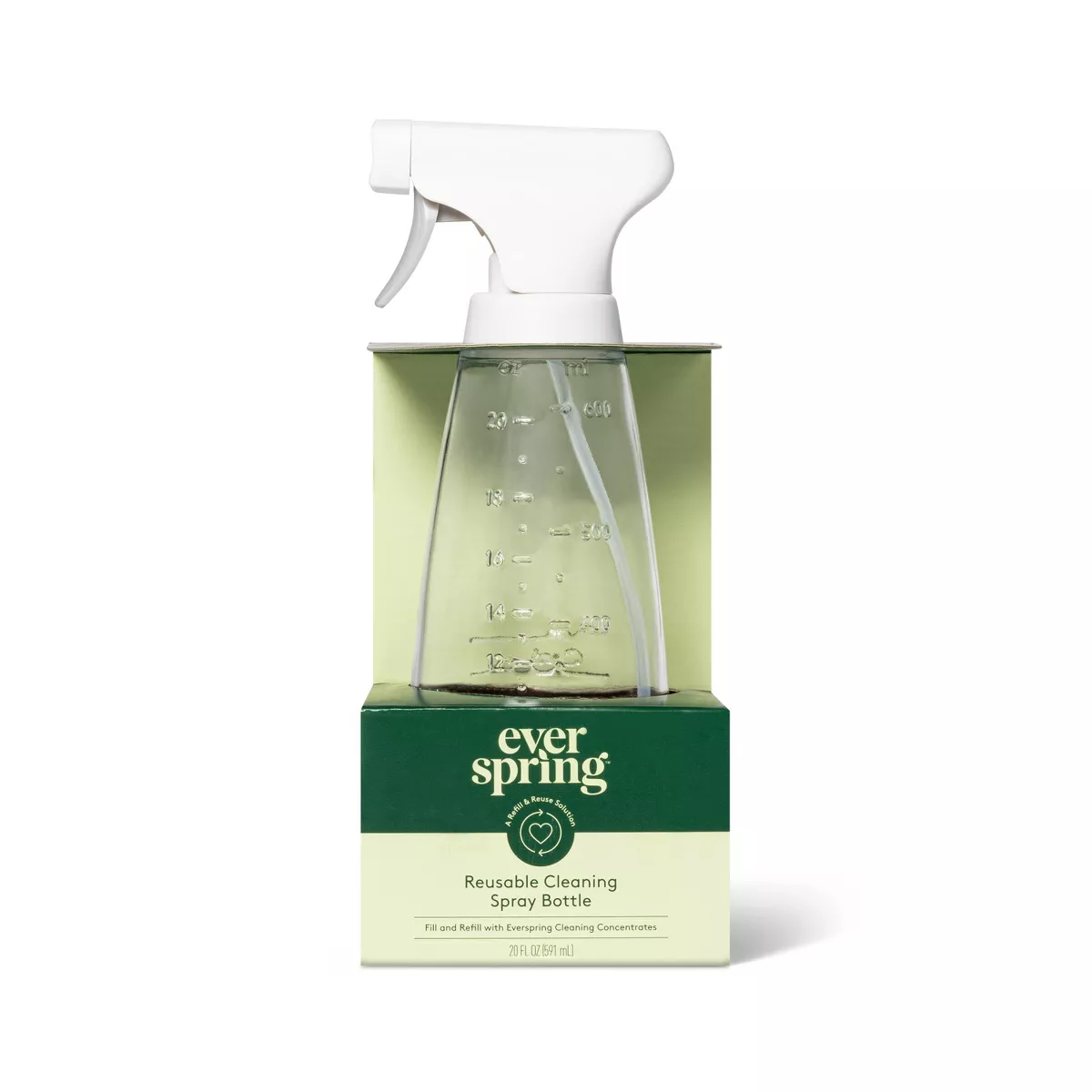 BPA-Free Glass Reusable Cleaning Spray Bottle for Eco-conscious Users.
