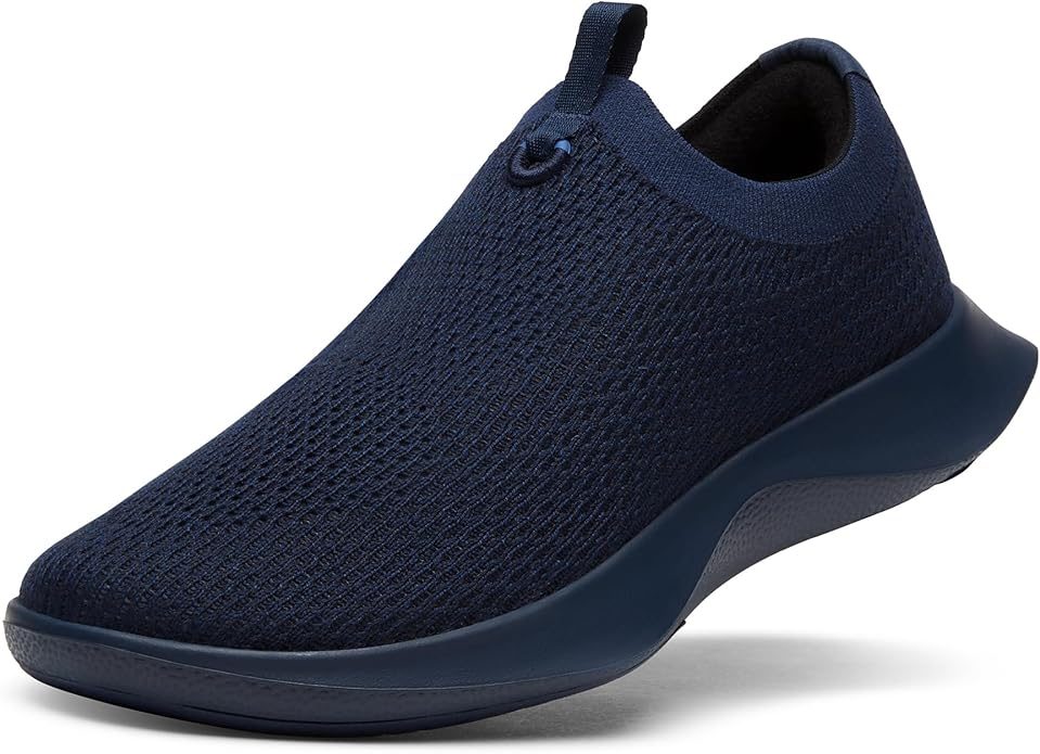Navy Allbirds Tree Dasher eco-friendly Crocs alternative sneaker