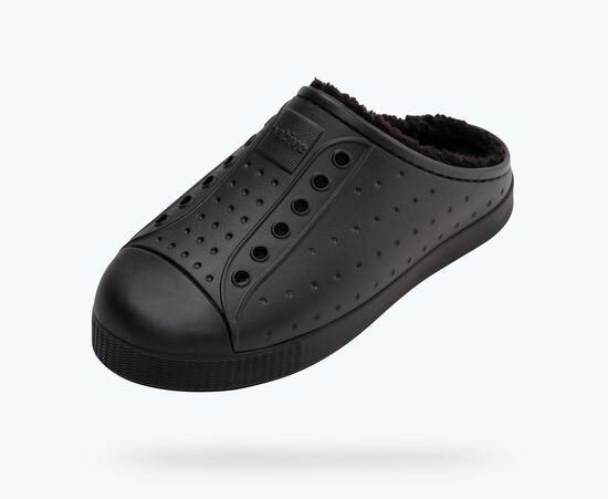 Black Native Jefferson Cozy eco-friendly Crocs alternative slipper