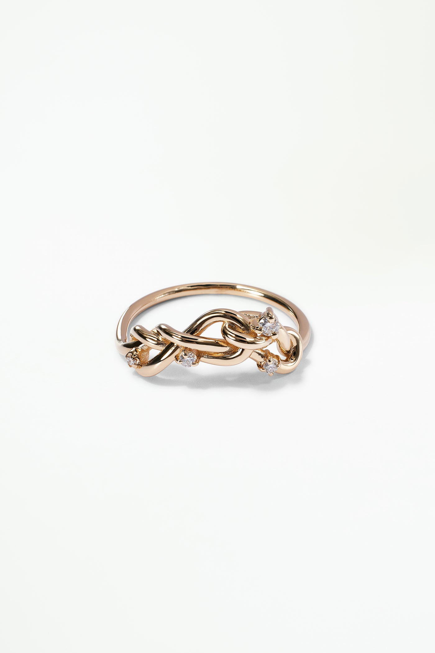 Gentle Practice Diamond Ring – minimalist wedding rings.