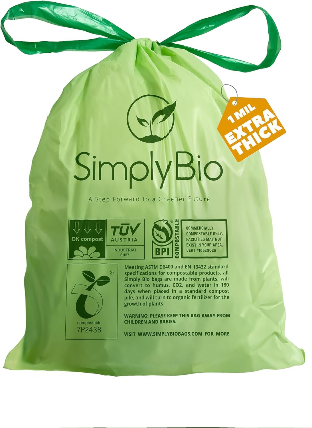 Simply Bio 3-gallon compostable trash bags offer a durable, eco-friendly solution for small-scale waste disposal.