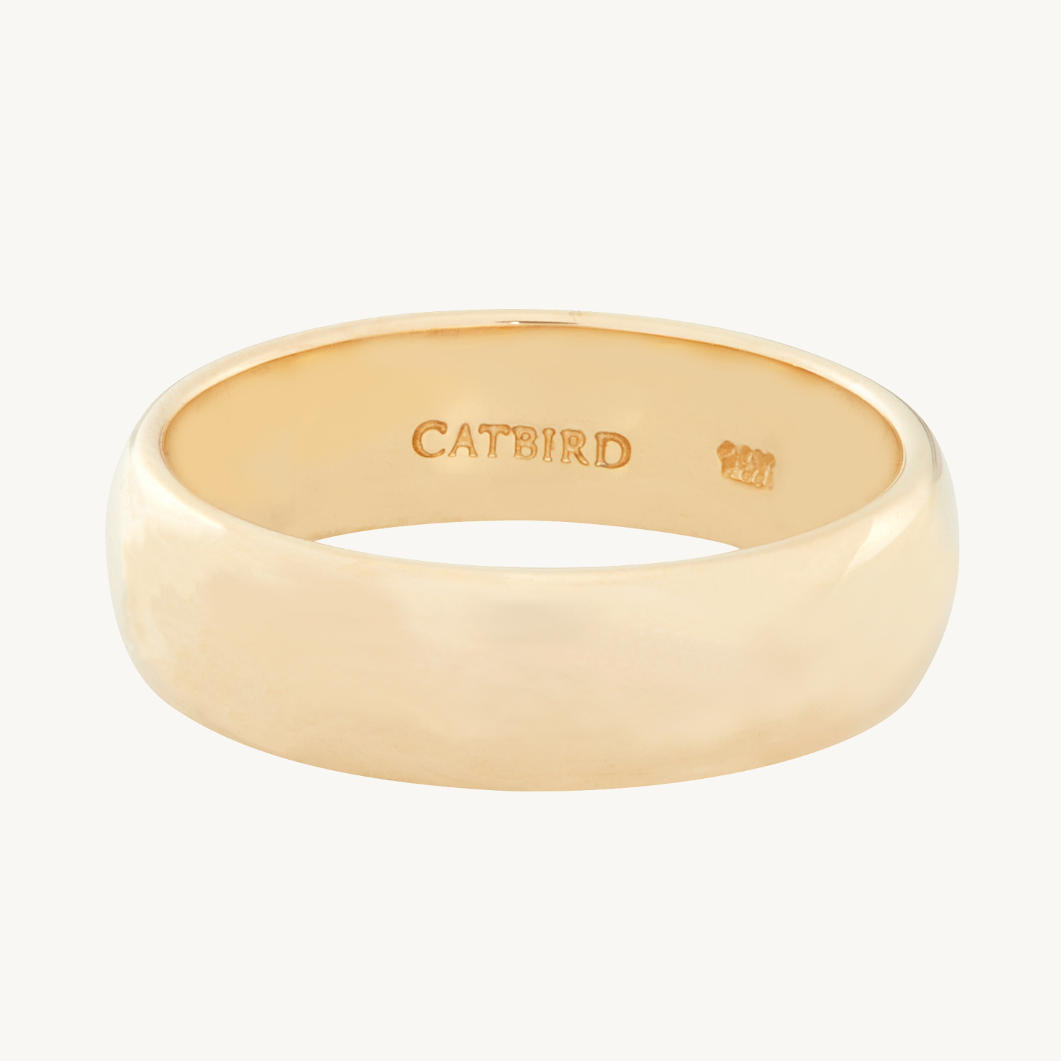 Catbird Classic Wedding Bands: Half Round Band, 5mm – minimalist wedding rings.