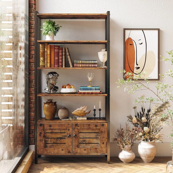 Discover the Bridget Storage Bookcase - sustainable bookshelves for stylish and eco-conscious living.