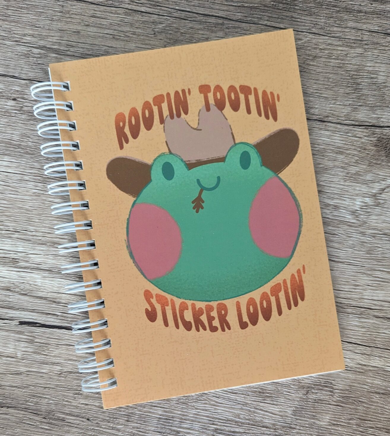 Have fun with the Hilarious Humanitarian Cowboy Frog Sticker Book. It's funny and you can use the stickers many times.