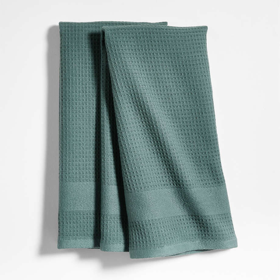 Eco-friendly, personalized cotton dish towels for a stylish and sustainable kitchen upgrade!