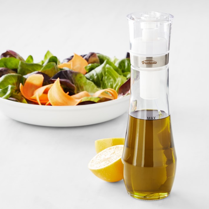 BPA-Free Trudeau Oil Spray Bottle, Glass with Stainless-Steel.