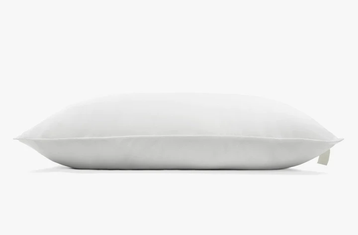 a white Sweet Zzz plant-based cotton pillow
