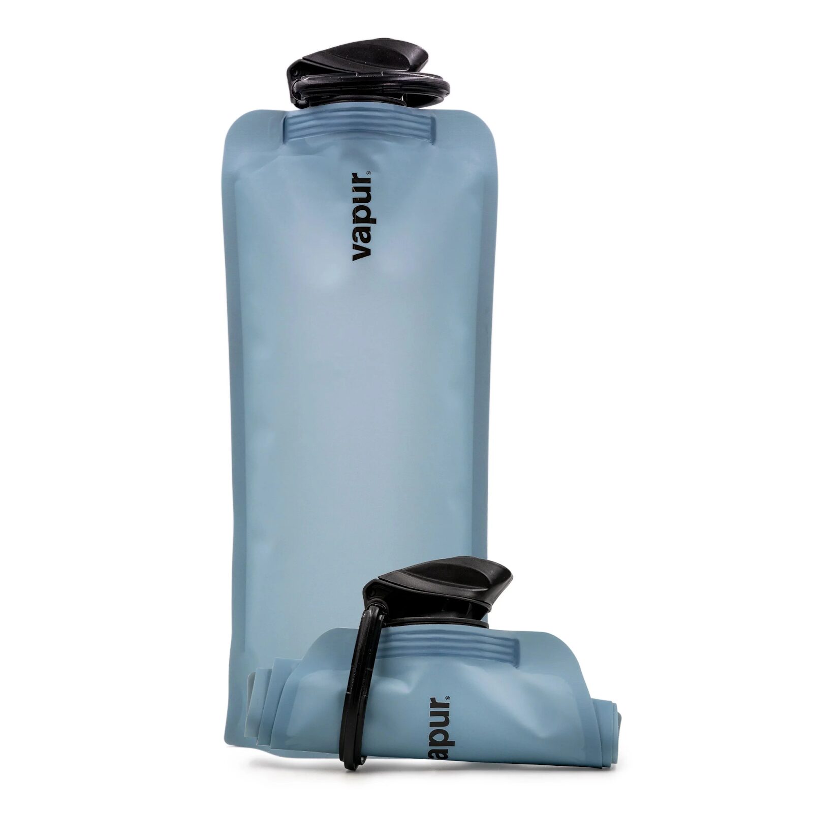 Vapur Anti-Bottle made in USA, flexible and foldable for space-saving hydration on the go.
