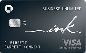 Ink Business Unlimited credit card for nonprofits offering unlimited 1.5% cash back rewards.
