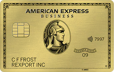 American Express Business Gold Card offering high rewards for nonprofit category spending.